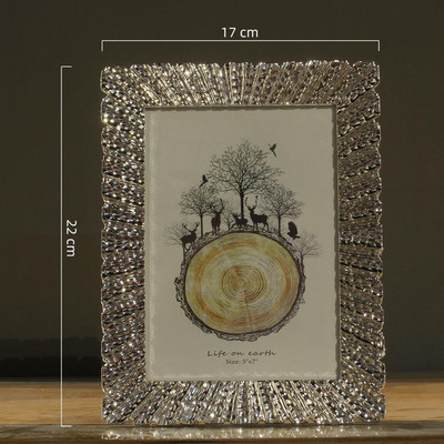 6/7 colių prabangus metalinis amerikietiško stiliaus šiaurietiškas modernus paprastas paveikslų rėmelis vestuvių dovana