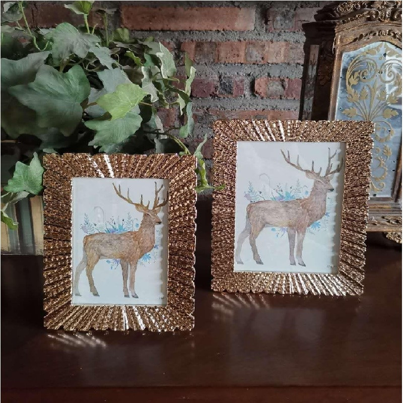 6/7 colių prabangus metalinis amerikietiško stiliaus šiaurietiškas modernus paprastas paveikslų rėmelis vestuvių dovana