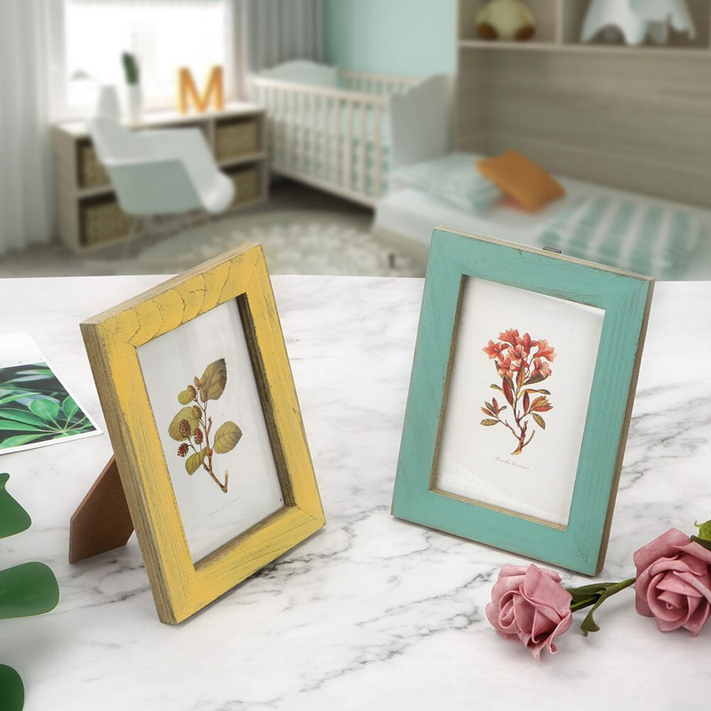 Rame din lemn pentru cupluri de nunta Decor pentru casa 5 culori rama foto vintage cadou creativ