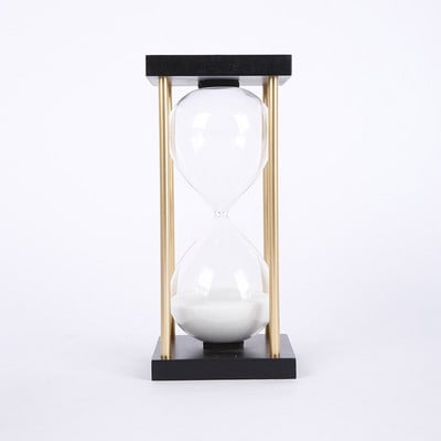 Ceas de nisip creativ 15 minute clepsidra temporizator decor de sticlă care cade cu nisip ceas de lux birou decor pentru casă ornament cadou de aniversare