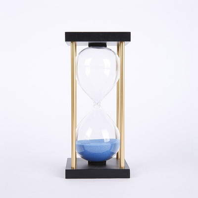 Ceas de nisip creativ 15 minute clepsidra temporizator decor de sticlă care cade cu nisip ceas de lux birou decor pentru casă ornament cadou de aniversare