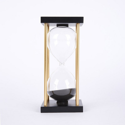 Ceas de nisip creativ 15 minute clepsidra temporizator decor de sticlă care cade cu nisip ceas de lux birou decor pentru casă ornament cadou de aniversare