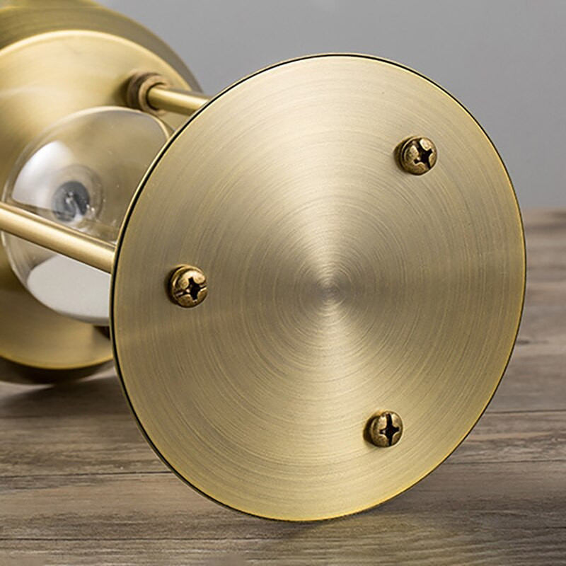 Clepsidra din metal retro europeană, clepsidra de nisip, ceas, cronometru, sufragerie, birou, birou, decorare, ornamente de bricolaj