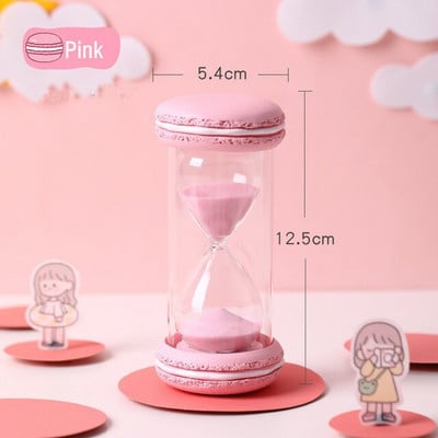 10/15/30 de minute drăguț macaron clepsidra bomboane culoare temporizator timp instrumente de gestionare a copiilor grils decor camera de birou craft Craft