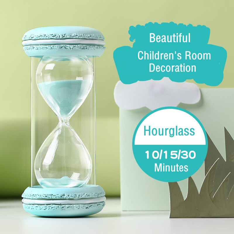 10/15/30 de minute drăguț macaron clepsidra bomboane culoare temporizator timp instrumente de gestionare a copiilor grils decor camera de birou craft Craft