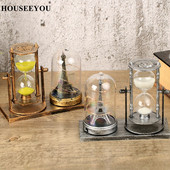 Ceas de nisip cu temporizator de clepsidra pentru birou de acasă, decor decorativ mare, ceas, ceas, ornament de artizanat