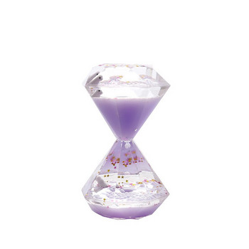 Забавна пясъчна церемония Класически настолен часовник Сладка диамантена анимационна кукла Течен пясъчен часовник Масло Цветни подаръци за деца