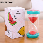 Clepsidra 15/30/60 de minute Ceas cu nisip Ceas cu cronometru cu fructe Ceas cu nisip Ornamente pentru birou Home Office Decoratiuni pentru masa Cadouri pentru copii