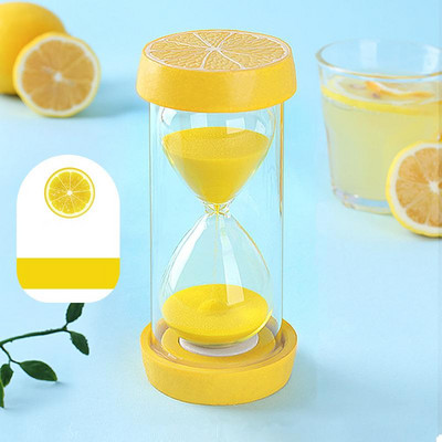 Clepsidra 15/30/60 de minute Ceas cu nisip Ceas cu cronometru cu fructe Ceas cu nisip Ornamente pentru birou Home Office Decoratiuni pentru masa Cadouri pentru copii