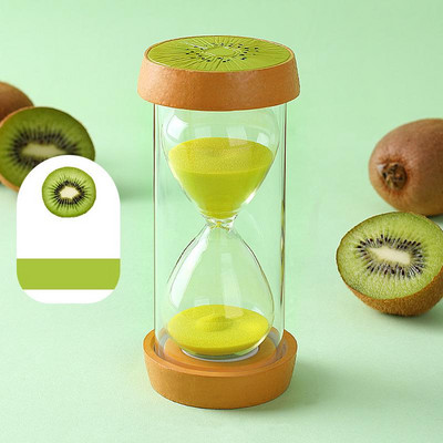 Clepsidra 15/30/60 de minute Ceas cu nisip Ceas cu cronometru cu fructe Ceas cu nisip Ornamente pentru birou Home Office Decoratiuni pentru masa Cadouri pentru copii