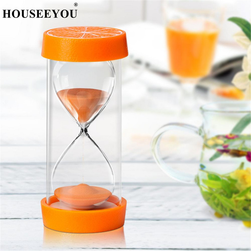 Clepsidra 15/30/60 de minute Ceas cu nisip Ceas cu cronometru cu fructe Ceas cu nisip Ornamente pentru birou Home Office Decoratiuni pentru masa Cadouri pentru copii