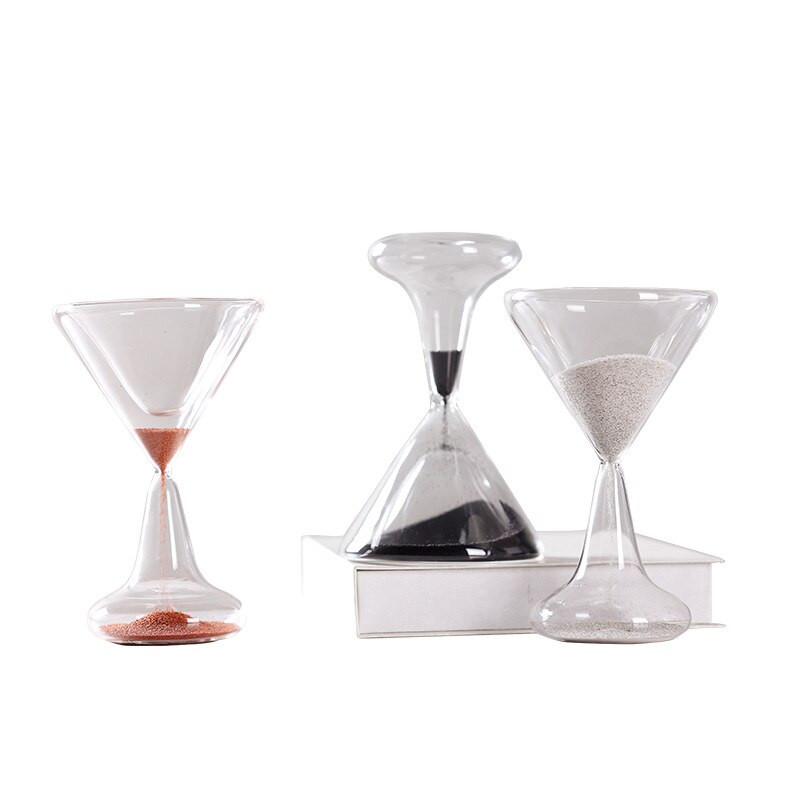 Kūrybingas vyno stiklas smėlio laikrodis vaikų šepetėlis dantis smėlio laikmatis laikrodis namų dekoravimas amatai Ampulheta Valentino dienos dovana