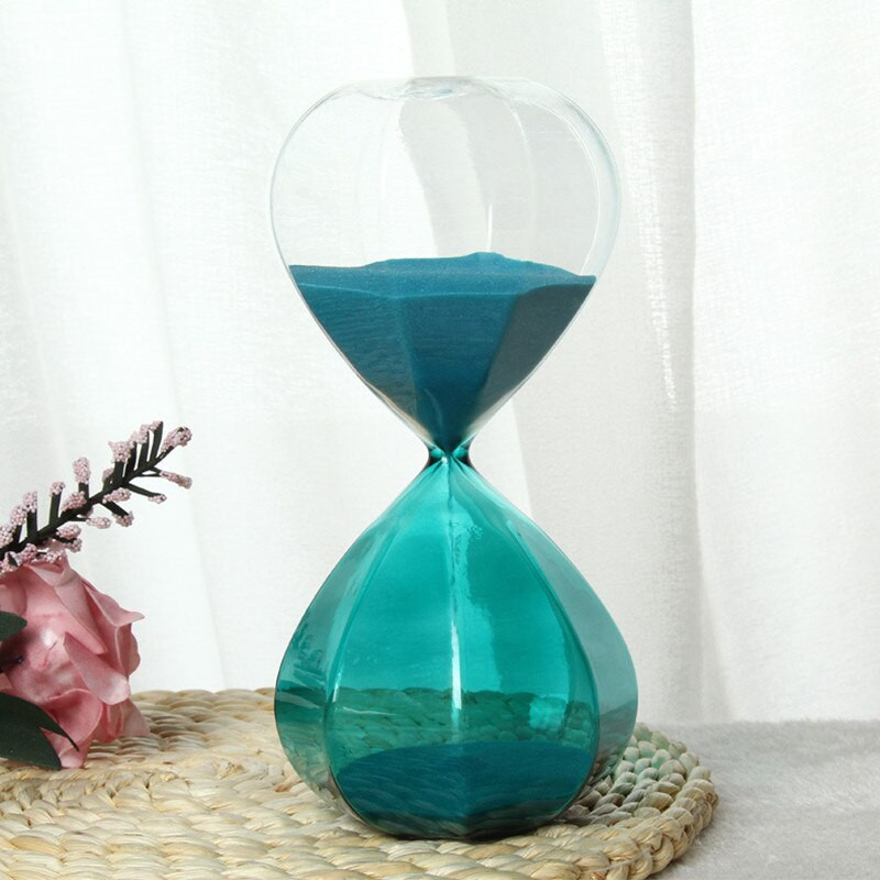 30 de minute Lanternă din sticlă clepsidră instrument de gestionare a timpului pentru copii ceas cu nisip colorat, birou, masă, dulap, ornamente, sticlă de nisip