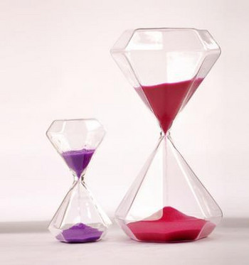 5-30 λεπτά Κλεψύδρα με διαφανή γυάλινη άμμο Creative Sandglass Diamond Styling Χρονόμετρο Ρολόι Αντίστροφη μέτρηση Χρονισμός Διακόσμηση σπιτιού