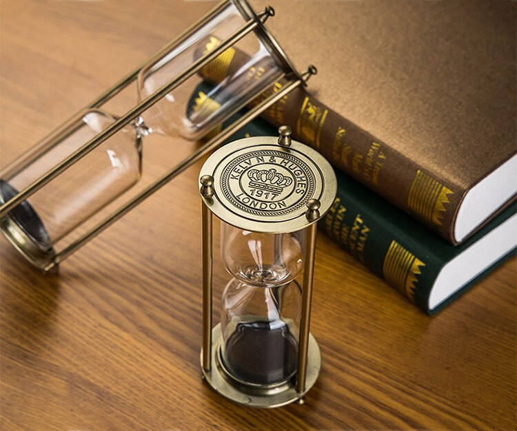 Tühi liivakell metallist klaasist liivakell kodu dekroteerimine köök liivataimer kaasaskantav paigaldus kingitus