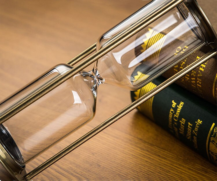 Tühi liivakell metallist klaasist liivakell kodu dekroteerimine köök liivataimer kaasaskantav paigaldus kingitus