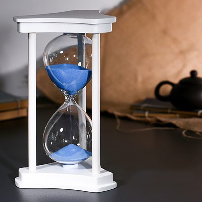 WoodenTimer Clepsidra Opțiune 15/30 de minute, Ornamente creative de cronometru pentru acasă pentru copii, care folosesc studiile, decorative pentru masă pentru cameră.