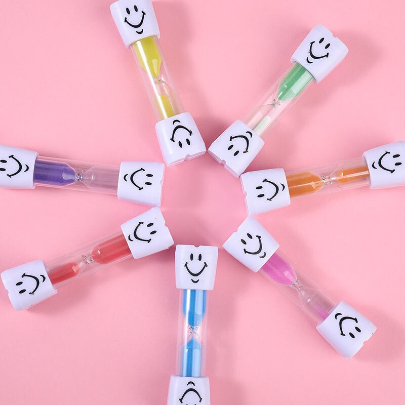 Mosolygó arc Homokóra Homokóra főzéshez Fogmosás 3 perc Homokóra Időzítő Homoküveg Gyermek Gyerekek Ajándék asztali dísz