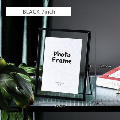 Cutelife Nordic Gold Metalna slika Okvir za postere za slike DIY zidni okvir za kocke za fotografije Dječji A4 poster Crni obiteljski ukrasni okvir