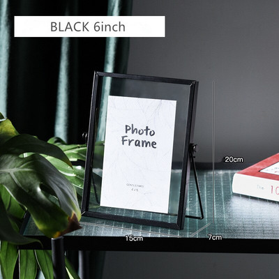 Cutelife Nordic Gold Metalna slika Okvir za postere za slike DIY zidni okvir za kocke za fotografije Dječji A4 poster Crni obiteljski ukrasni okvir