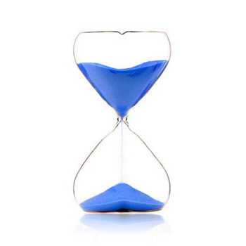 Нов 15 Minutes Love Shape Glass пясъчен часовник Романтичен подарък за рожден ден Grills Kid Bedroom Decor Time Manage Tools Таймер Craftwork