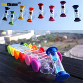 Creativ 3 buc/lot periuță de dinți cronometru pivotant pentru nisip, cronometru pentru duș, 3 minute, multicolor pentru copii, clepsidră MiNi, ceas din sticlă, gadget pentru dinți