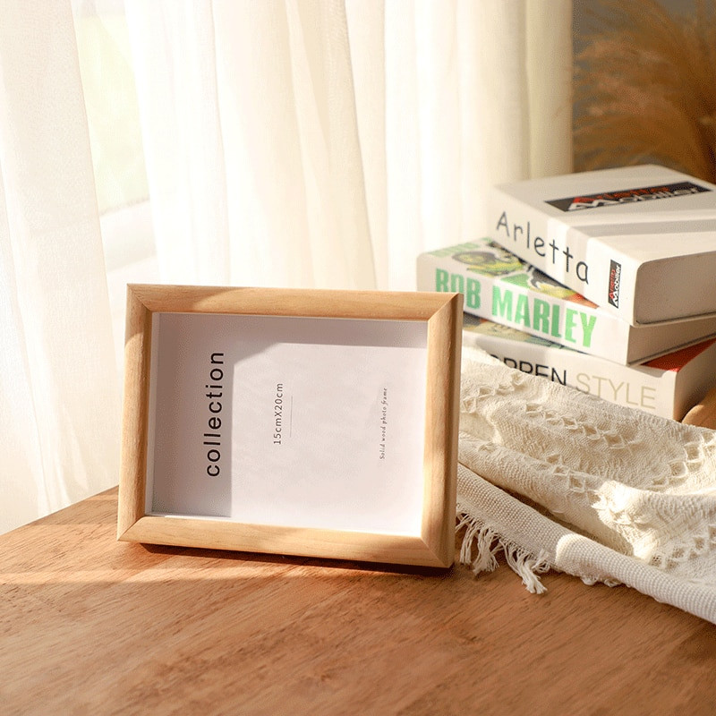 Ramă foto din lemn masiv de calitate, 5/6/7/8/10 inci, creativ pentru birou, pentru decorarea casei, rame foto, album foto modern, cadru de pictură pentru copii, gi