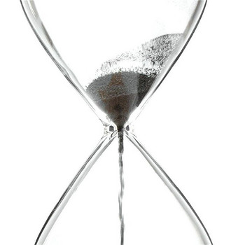 Стъклен железен прах Магнитен пясъчен часовник Творчески занаят Декорация на пясъчен часовник мода Личност за свободното време Деликатен удобен уютен