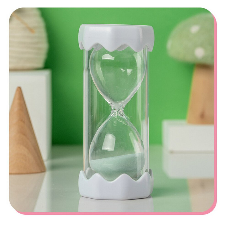 3/5/10/15/30/60 minučių Macaron Hourglass Candy Spalvų laikmatis Laikas Tvarkykite įrankius Vaikams Grotelės Kambario dekoras Stalinis darbas