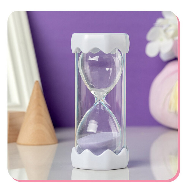 3/5/10/15/30/60 minučių Macaron Hourglass Candy Spalvų laikmatis Laikas Tvarkykite įrankius Vaikams Grotelės Kambario dekoras Stalinis darbas