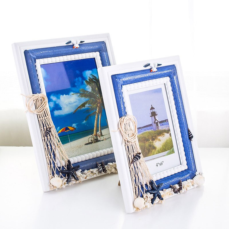Retro 6 colių Viduržemio jūros stiliaus Kūrybiškas nuotraukų rėmelis Papuošalai Namų aksesuarai Rėmeliai Nuotraukų rėmeliai Paveikslų rėmeliai
