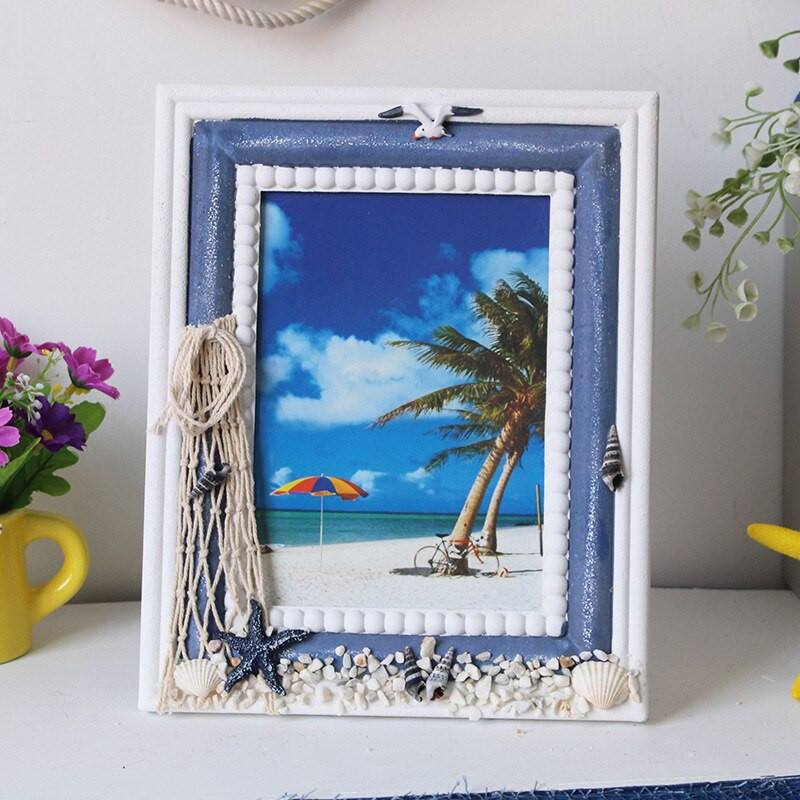 Retro 6 colių Viduržemio jūros stiliaus Kūrybiškas nuotraukų rėmelis Papuošalai Namų aksesuarai Rėmeliai Nuotraukų rėmeliai Paveikslų rėmeliai