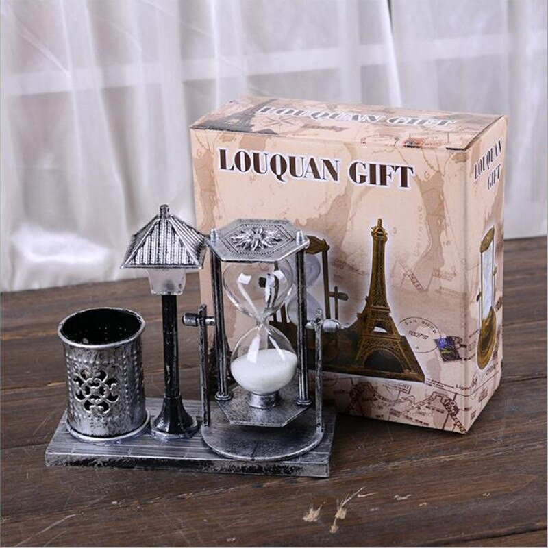 Copii clepsidra ceas cu nisip cronometrul de bucătărie vintage clepsidra decor birou pentru studenți lumina de noapte suveniruri cadouri de aniversare