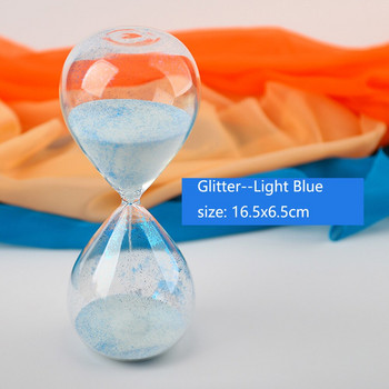 Χαριτωμένα Glitter Hourglass Timer Δημιουργικές κλεψύδρες για δώρο γενεθλίων Ρολόι με πούλιες άμμος Διακοσμητικά χειροτεχνία Στολίδι Εξαιρετικό γραφείο