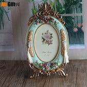 6 hüvelykes Vintage Europe képkeret Rose Resin képkeret képkeretek táblázat