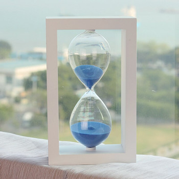 5 Minutes Holy White Ξύλινη Κλεψύδρα Timer Kids Hour Glass Γραφείο Time Management Sandglass Romantic Decor Sand Wedding