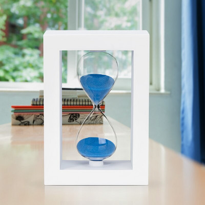 5 Minutes Holy White Ξύλινη Κλεψύδρα Timer Kids Hour Glass Γραφείο Time Management Sandglass Romantic Decor Sand Wedding