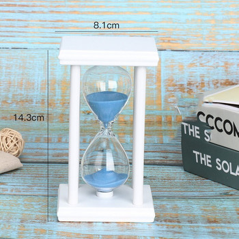 Часовник 30 минути пясъчен пясъчен часовник, дървен пясъчен часовник часовник за домашен декор, пясъчен часовник таймер подаръци за деца