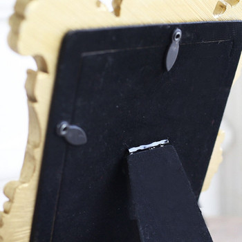 Рамка Картина Снимка Овално бюро от смола Мини ретро дисплей Винтидж стенни рамки за плот Барок
