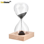 16 cm kūrybinis magnetas rankomis pūstas laikmatis Smėlio laikrodis Magnetiniai amatai Smėlio stiklas Virtuvės laikmačiai Laikrodis Namų dekoras Vestuvių gimtadienio dovana