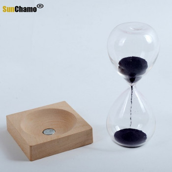 Δημιουργικός μαγνήτης 16cm Χρονοδιακόπτης χειροκίνητης κλεψύδρας Magnetic Crafts Sandglass Timers Ρολόι διακόσμησης σπιτιού Δώρο γενεθλίων γάμου