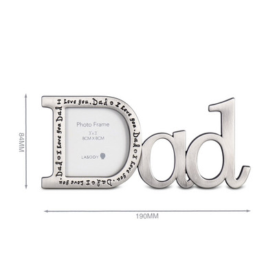 A LASODY apa képkeret 2,75 x 3 hüvelykes fényképet tartalmaz Nagyszerű ajándék Apák napjára születésnapra Karácsonyi ajándékok otthoni dekorációs díszek