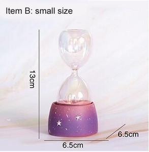 Kūrybingos smėlio laikrodžio smėlio laikrodžio dovanos kaip subtilios namų puošmenos