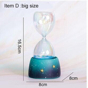 Kūrybingos smėlio laikrodžio smėlio laikrodžio dovanos kaip subtilios namų puošmenos