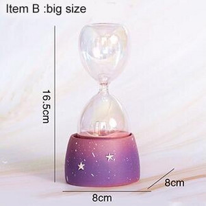 Kūrybingos smėlio laikrodžio smėlio laikrodžio dovanos kaip subtilios namų puošmenos