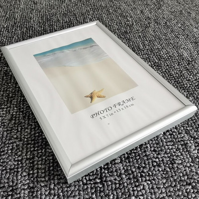 Fém képkeret falra klasszikus minimalista asztali képkeret képkeretekhez Pleixglass tanúsítványkeret