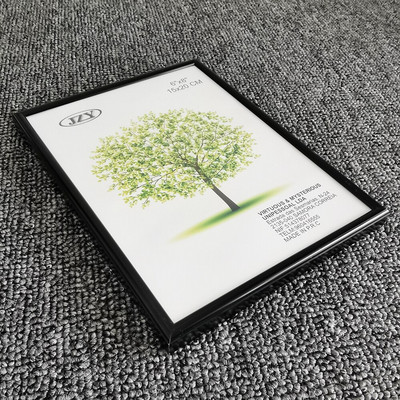Fém képkeret falra klasszikus minimalista asztali képkeret képkeretekhez Pleixglass tanúsítványkeret