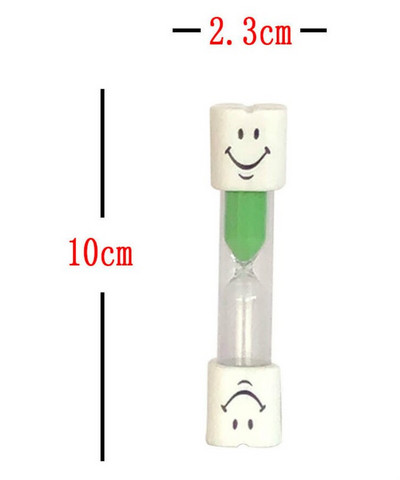 Didmeninė prekyba 3 minutėmis šypsenėlių smėlio laikrodis vaikams, švenčiamas mažas smėlio laikrodis Laikmatis Dovana Kūrybinis laiko piltuvas