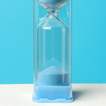 скандинавски стил Creative Mini стъклен пясъчен часовник детски пясъчен таймер 15 минути модерно изкуство Craftwork Домашна всекидневна Аксесоар за подарък за бюро