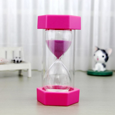Creativ 5/10/15/20/30 min Clepsidra de nisip Ceas de nisip Ceas Ou Bucătărie Temporizator de consumabile Cadou pentru jocuri pentru copii Home Office Decor